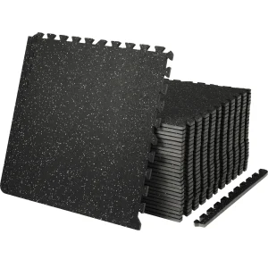 25/12/6 PCS 1/2 in Thick Gym Floor Exercise Mats